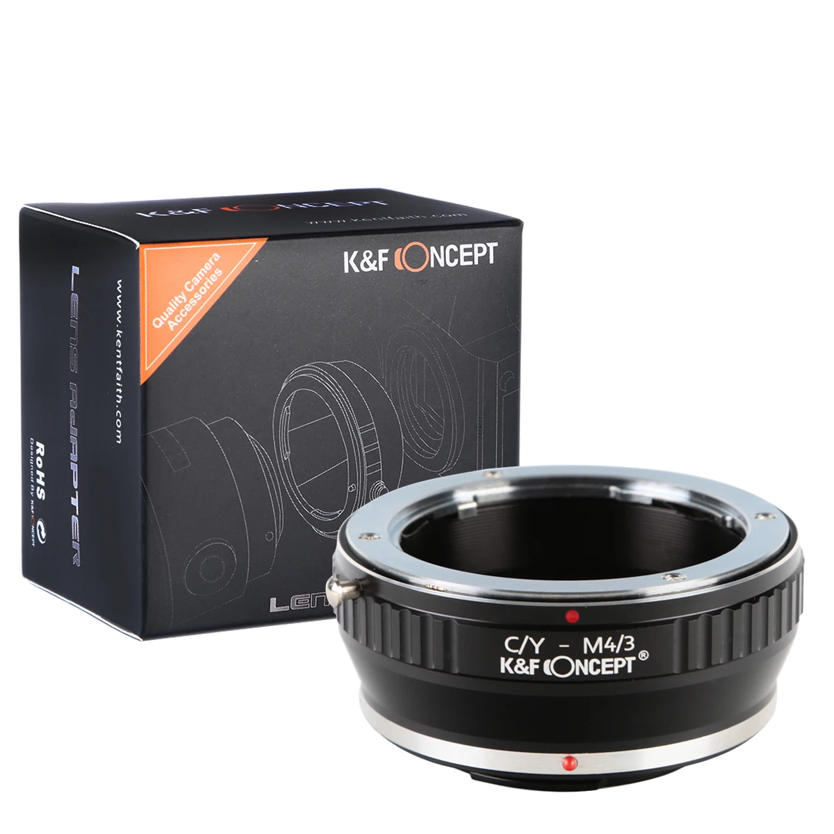 

Адаптер объектива K & F Concept CY К m4/3 для объектива Contax Yashica Mount Lens to Micro 4/3 MFT BMPCC OM-D G3 GH2 GH4