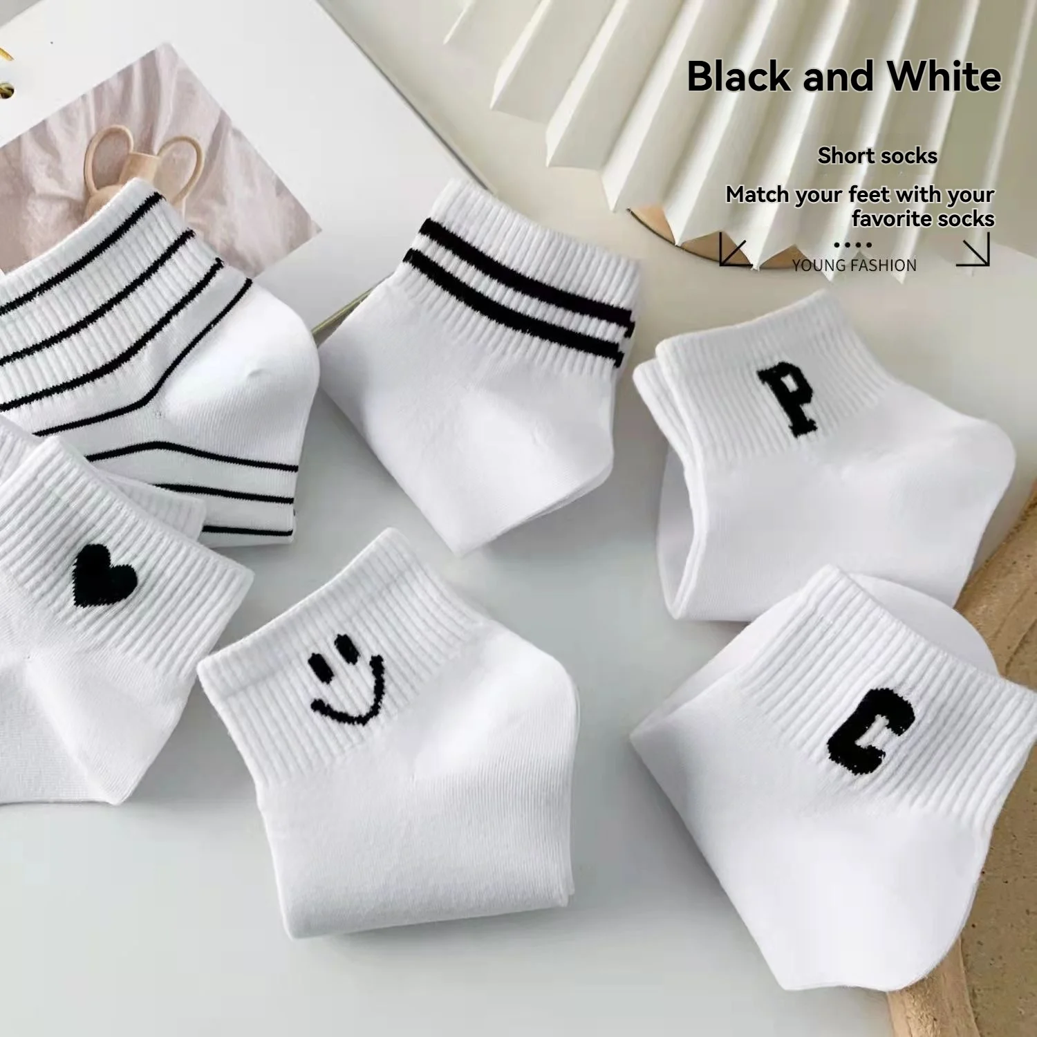 

Smile Child Girl's Warm Winter Boys Woman Socks For Kids Girls Cute Cotton Children's Clothing Accessories Women Clothes Summer