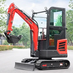 Miniexcavadora multifuncional de 1 tonelada EPA EURO 5, miniexcavadora de orugas pequeña personalizada, miniexcavadora de alta calidad