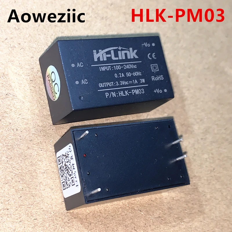 HLK-PM03 PM06 PM09 PM24 220V to 5V 6V 9V 24V AC-DC Isolated Power Module Original Genuine