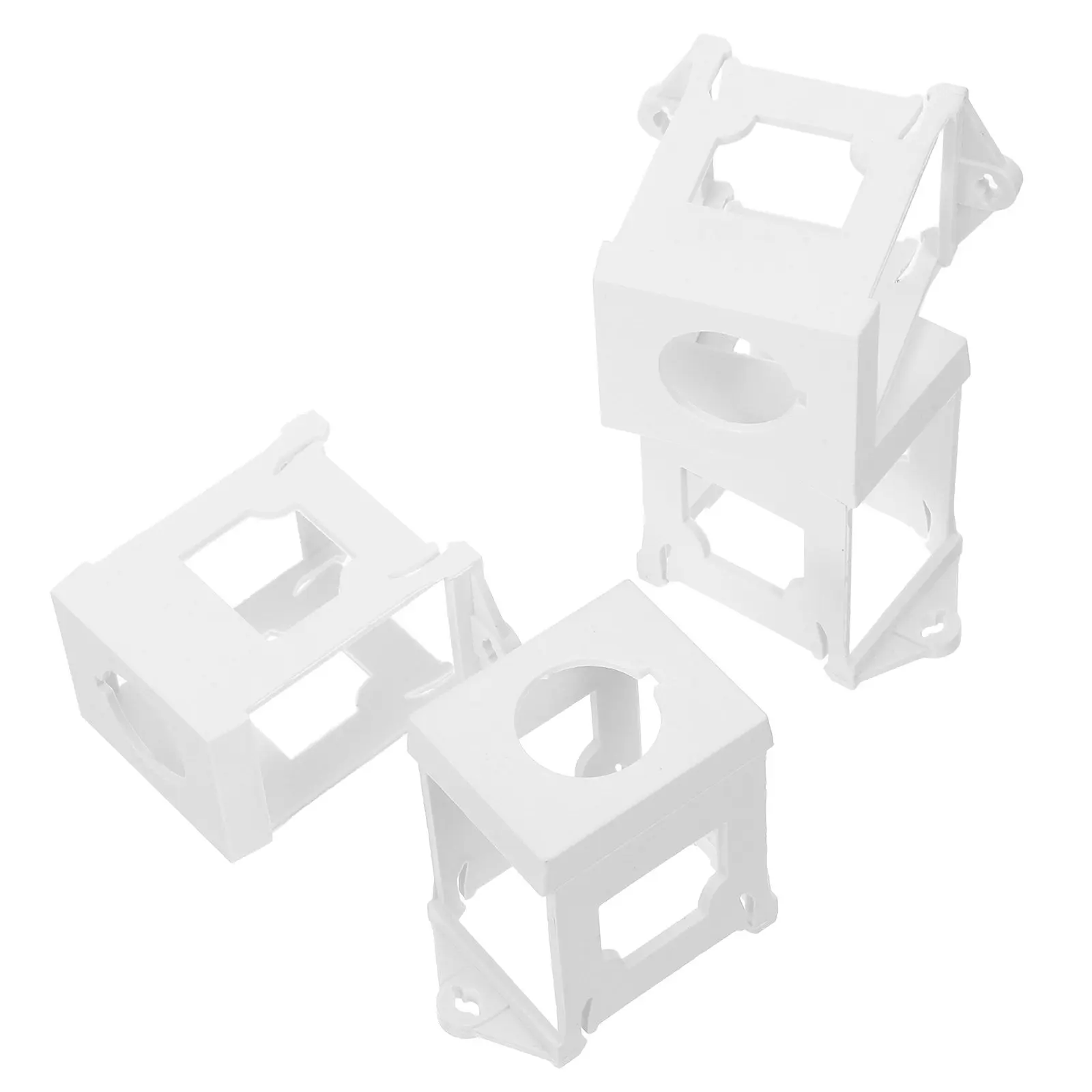 4Pcs Button Rail Mounting Bracket Precise Adapter for 22Mm Push Button Switches Ideal Home Office Industrial Use Rail Switch