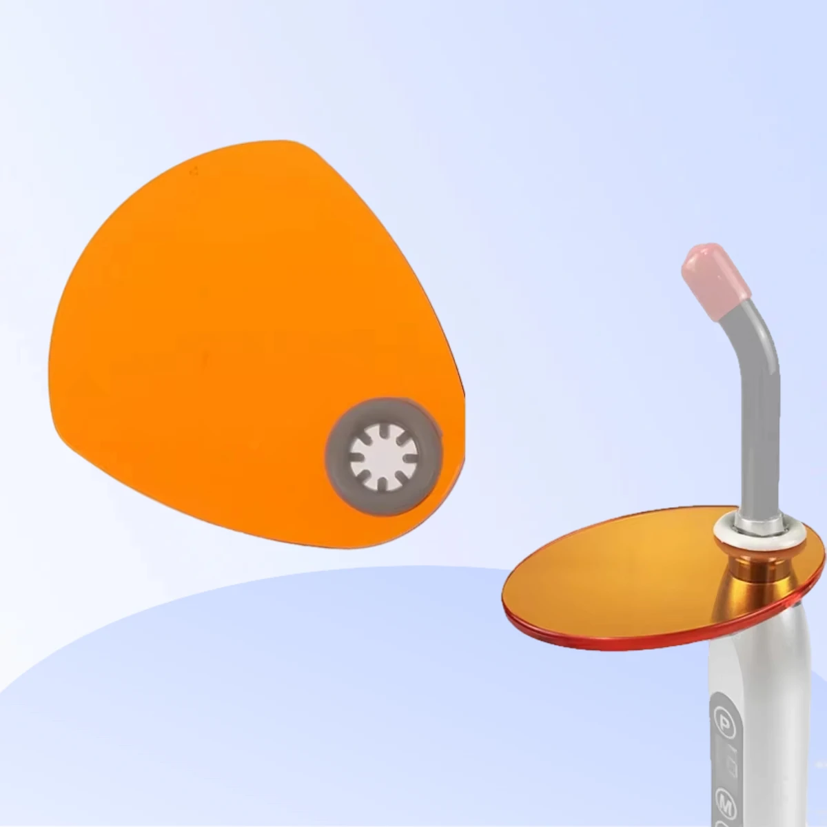 

1Pcs Dental Curing Lamp Replacement Shield Plate Shade Board Light Hood Dentist Tools Dentistry