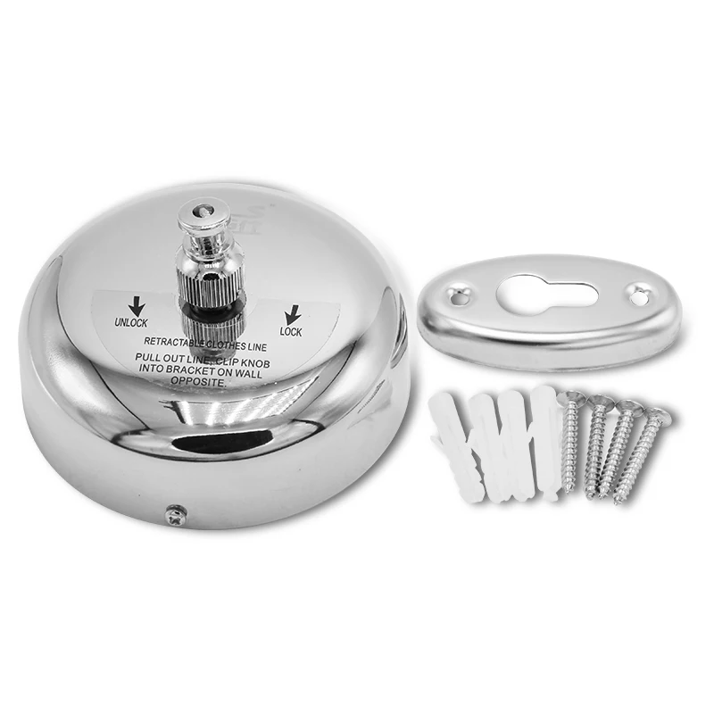 

Camper Parts RV Round Retractable Stainless Steel Steal Clothesline