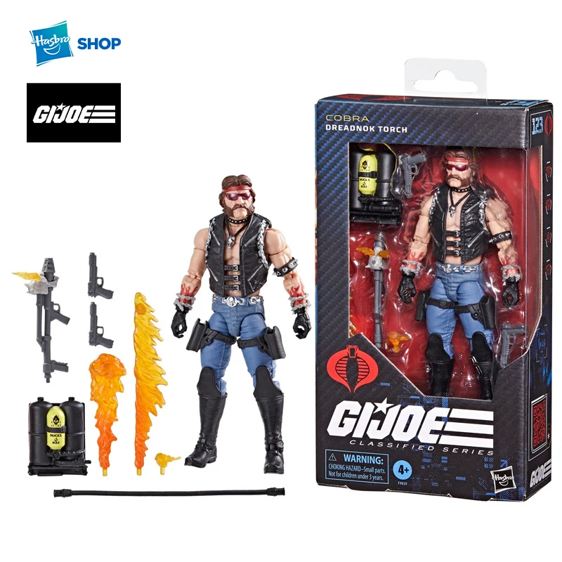 

Hasbro G.I. Joe Classified Series #123, Dreadnok Torch Action Figure Collectible Model Boy Birthday Gift Original