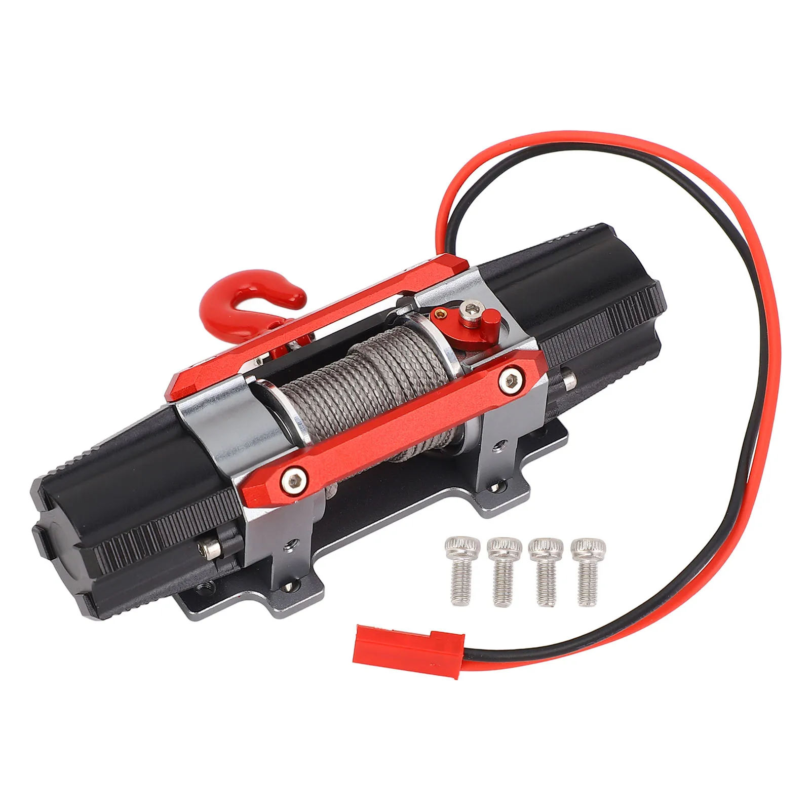 

Электрическая лебедка с двумя моторами RC, имитация мощного металлического двигателя с ЧПУ, для моделей радиоуправляемых машин 1/10 и 1/8