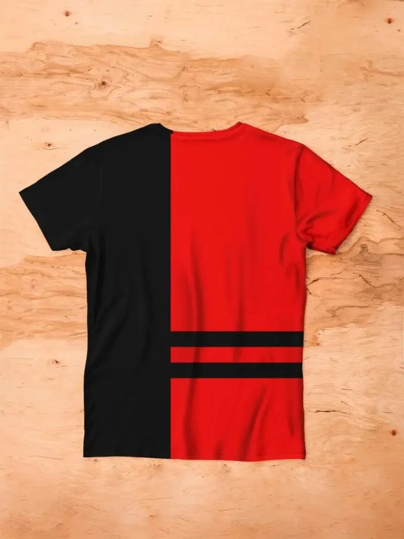 2026 Summer Trendy Personalized Yamaha Black and Red Color Printed T-shirt Men and Women Fashion Quick Drying Sweatshirt