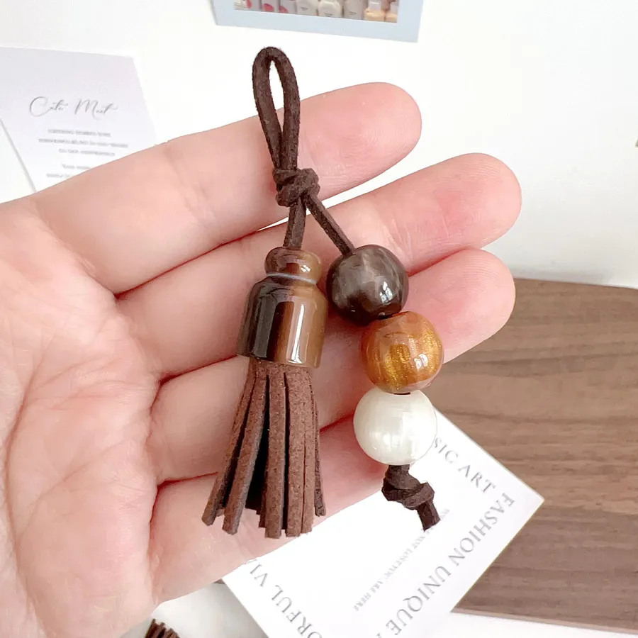 Retro Quasten-Plüsch-Schuhcharms, handgewebte, vielseitig einsetzbare DIY-Accessoires, frische Farb-Anhänger, modische Dekoration für Schuhe und Stofftaschen – Detail 4