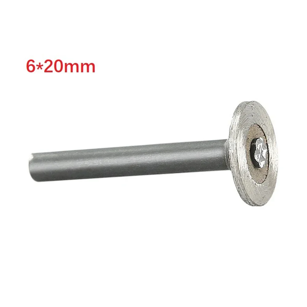 6mm Shank Circular Saw Blade 15/20/25/30/35/40mm Diamond Cutting Wheel Disc With Mandrels For Wood Metal Stone Rotary Tool Parts