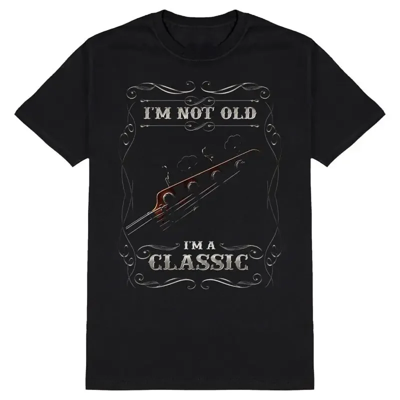 Mens Bass Guitar T Shirt Im Not Old A Classic Music Birthday Guitarist