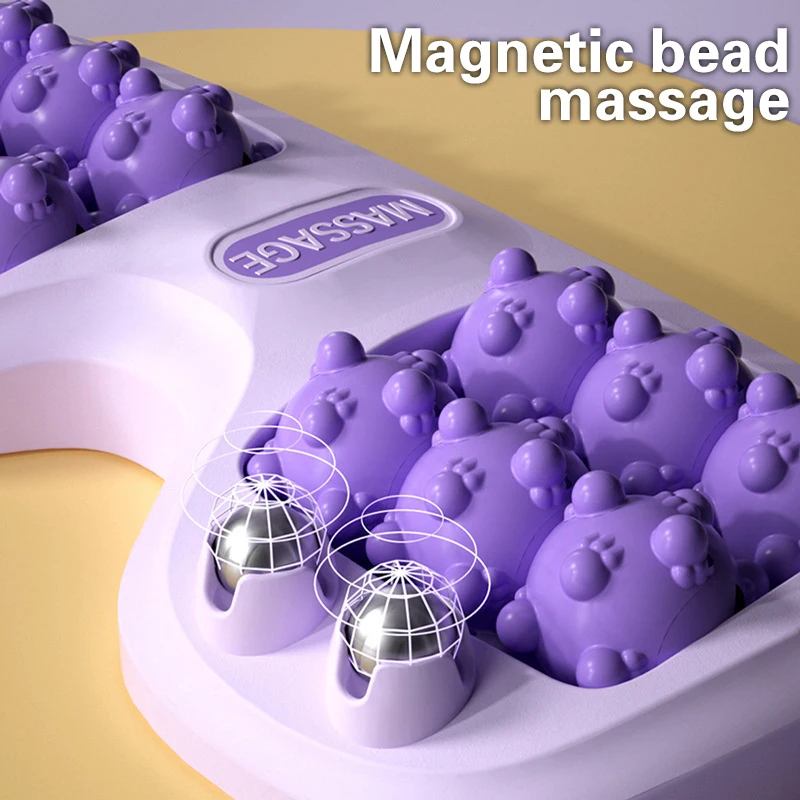 

Foot Roller Massager Foot Massage Magnetic Bead Roller Multi-Point Foot Massage For Home Foot Therapy Rubbing Foot Massager Tri
