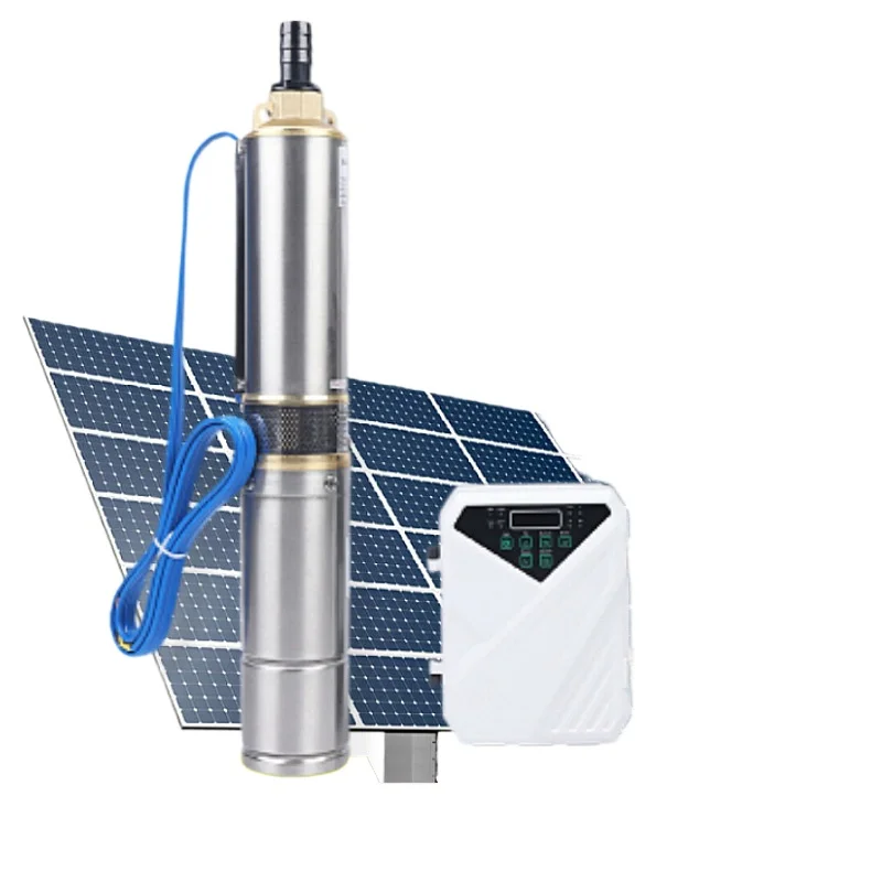 

Farmland irrigation pump source manufacturer, solar submersible pump 48V DC brushless deep well pump