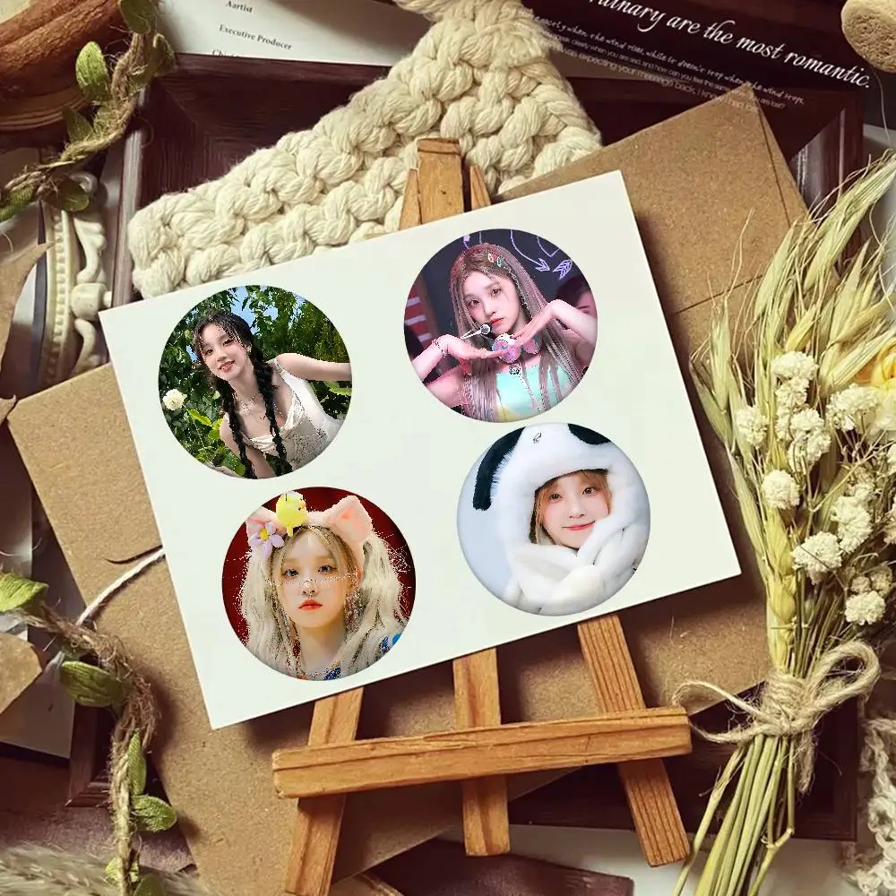 Hot Singer YUQI Cover Brooches Funny Meme Badge Fashion Jewelry Gifts