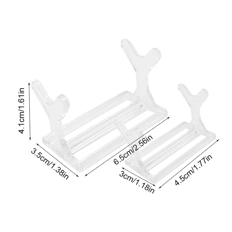 1Pc Fishing Lure Display Stands Plastic Decorative Baits Showing Stand Shelf Support Rack For Fishing Store Durable Lure Holder