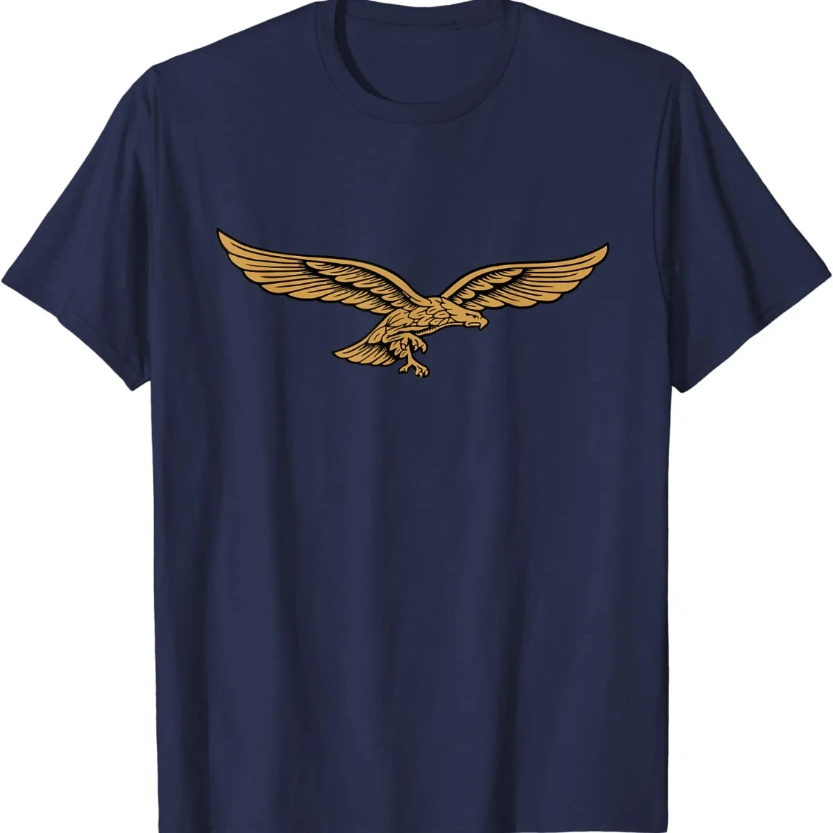 German Air Force Eagle Emblem Luftwaffe  T-Shirt. Premium Cotton Short Sleeve O-Neck MensI Love My Cougar Girlfriend T Shirts