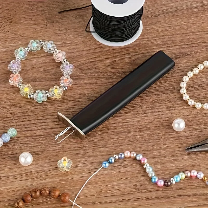 1 قطعة أداة العقد الديكور التوتير المتناثرة فضفاض الخرز مطرز الموضوع عقدة سوار مجوهرات العقد السريع عدد وأدوات #2