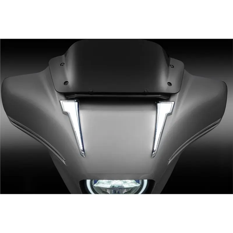 AEA6-Motorcycle LED Turn Signal Light Front Fairing For Touring CVO Electra Street Glide Ultra 2023-2025