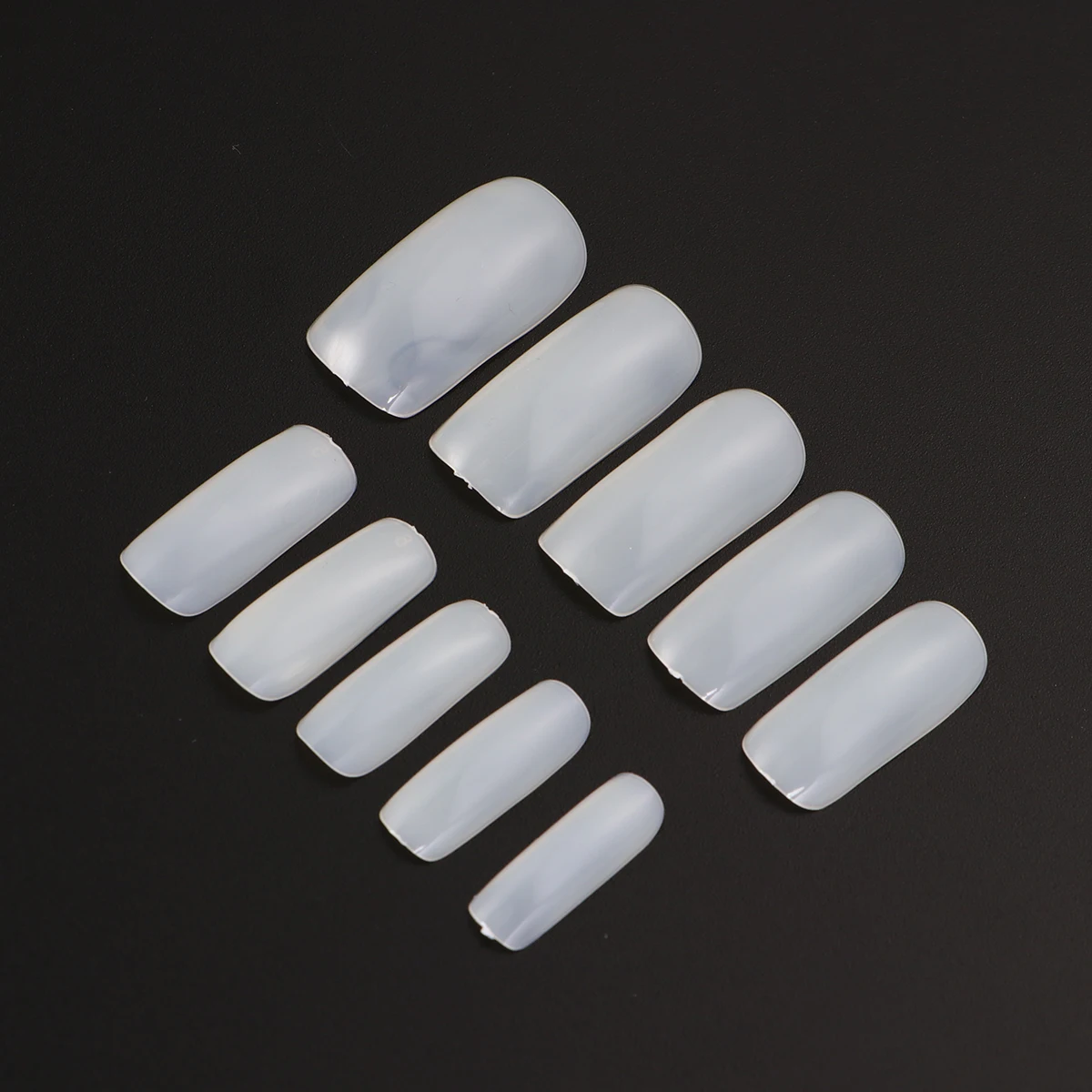 

Artificial Fake Nail Sand Strips Nails Semi Cured Gel Stickers Manicure Accessories