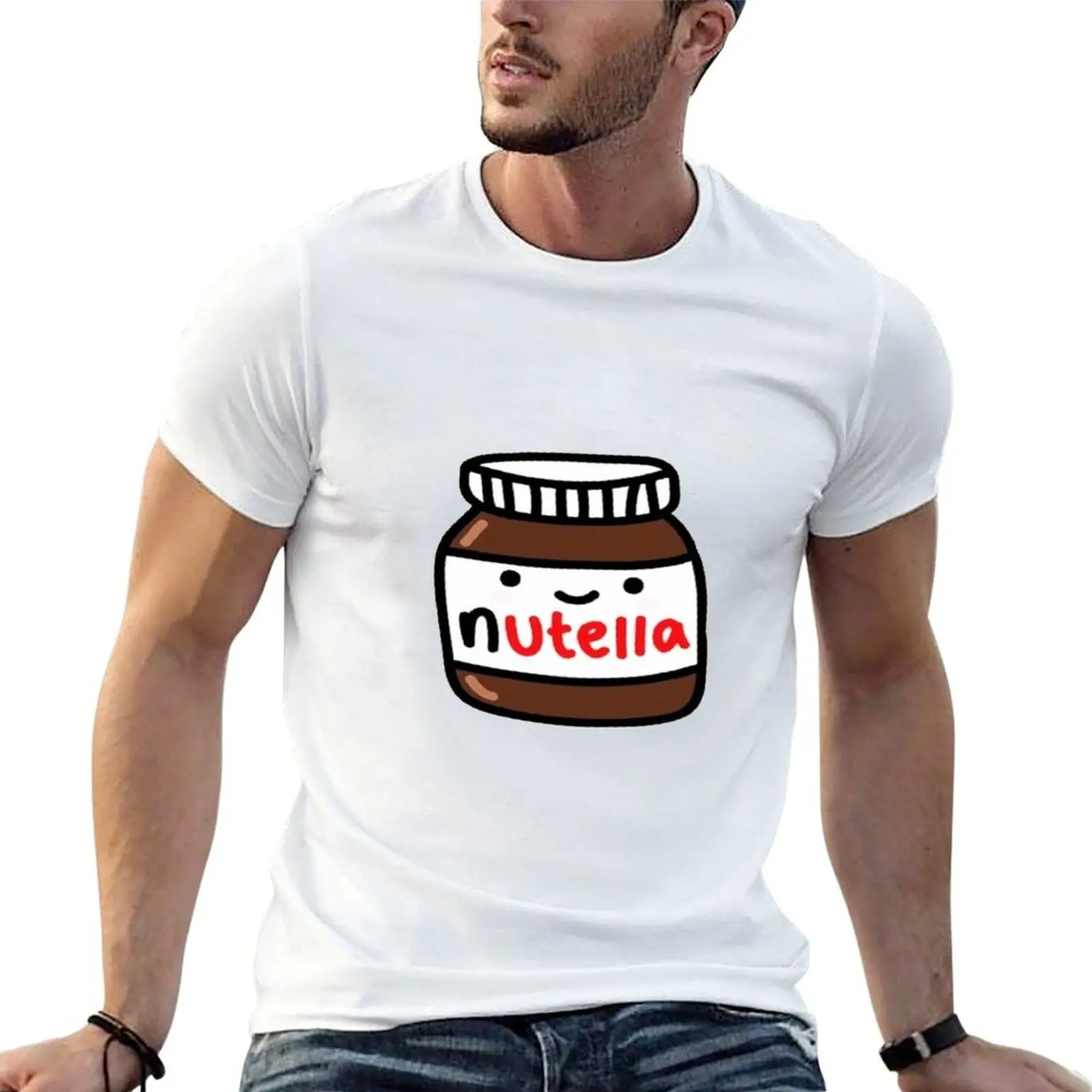 

nutella T-Shirt anime t shirts oversize man t shirt designer T-Shirt