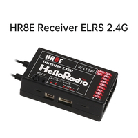 HelloRadio HR8E ELRS PWM 9ch Receiver 2.4G fixed wing Aircraft model   Remote Control Drone Airplane