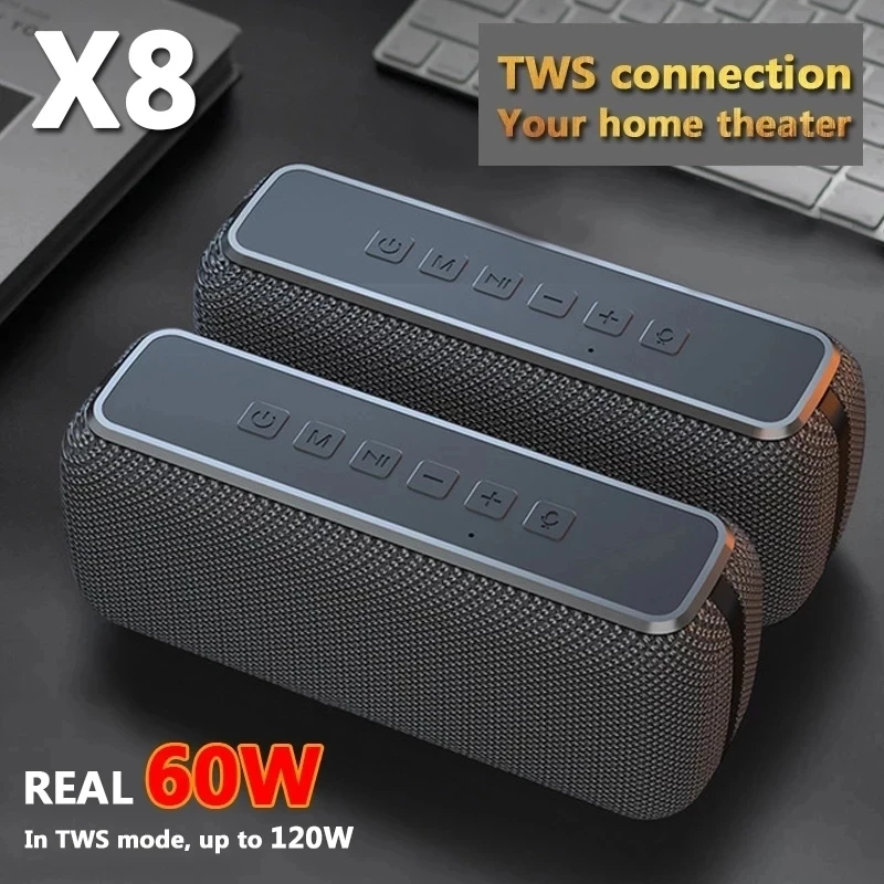 

XDOBO X8 Potable Bluetooth Speaker Wireless Column Audio Waterproof DSP Subwoofer Music Center with Voice Assistant Caixa De Som