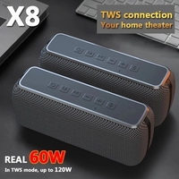 XDOBO X8 Potable Bluetooth Speaker Wireless Column Audio Waterproof DSP Subwoofer Music Center with Voice Assistant Caixa De Som