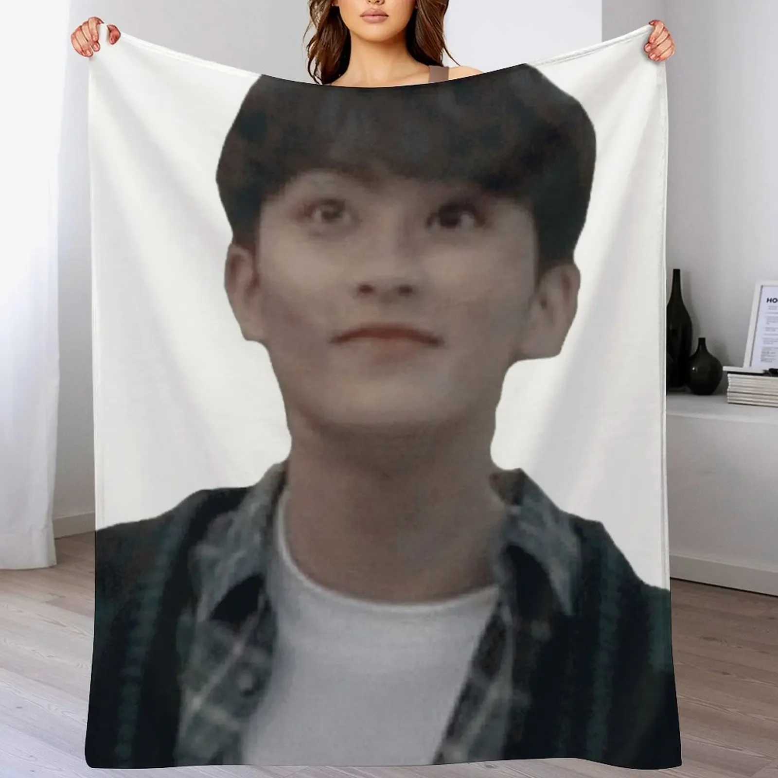

mark lee Throw Blanket Warm Comfortable Blanket Gift for Parents Friends