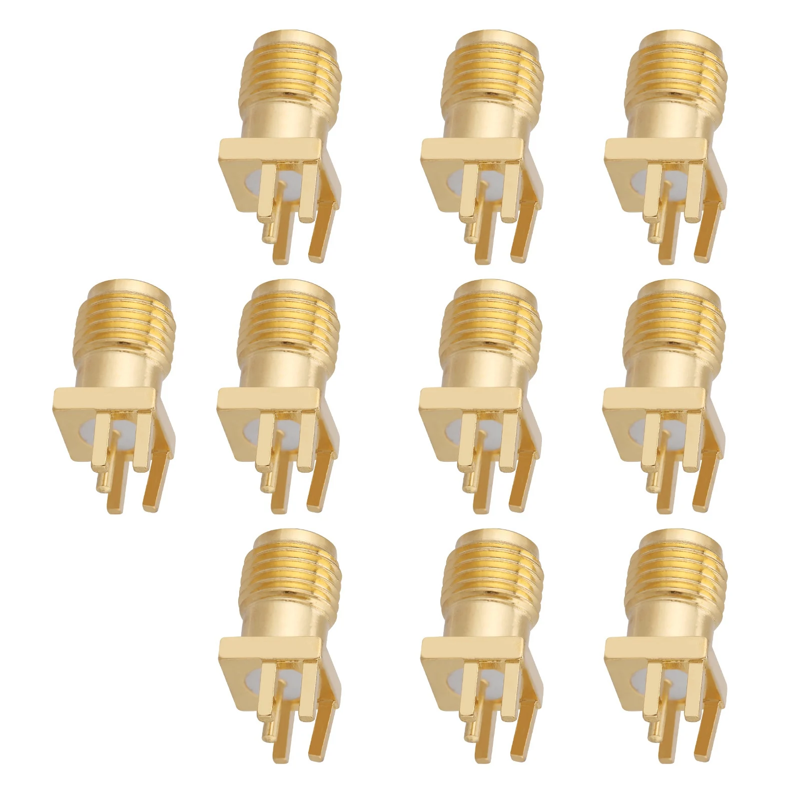 RF موصل SMA المقبس SMA موصل النحاس SMA أنثى قاعدة المقبس جاك PCB جبل 50 أوم RF موصلات SMA أنثى قاعدة