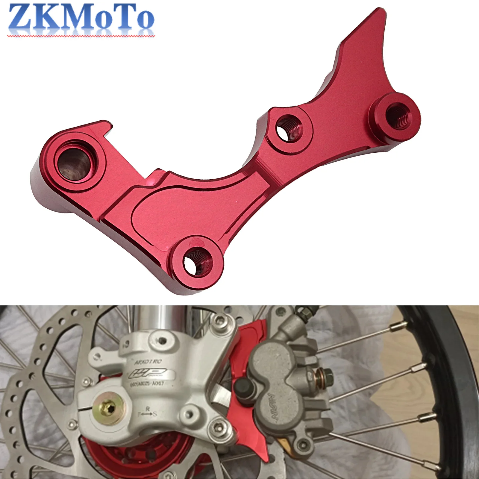 Motocross 270MM Brake Caliper Adapter Bracket For HONDA CRF250R CRF450R CR125 CRF250X CRF250X CRF450X CR CRF 125R 250X 450R 450X