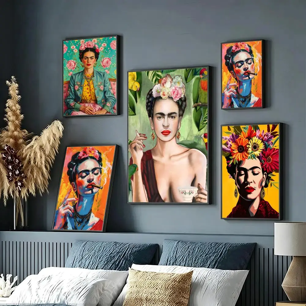 art Frida Kahlo Poster HD Poster Sophisticated Modern Aesthetic Wall Art For Living Room Bedroom Office Cafe Decor