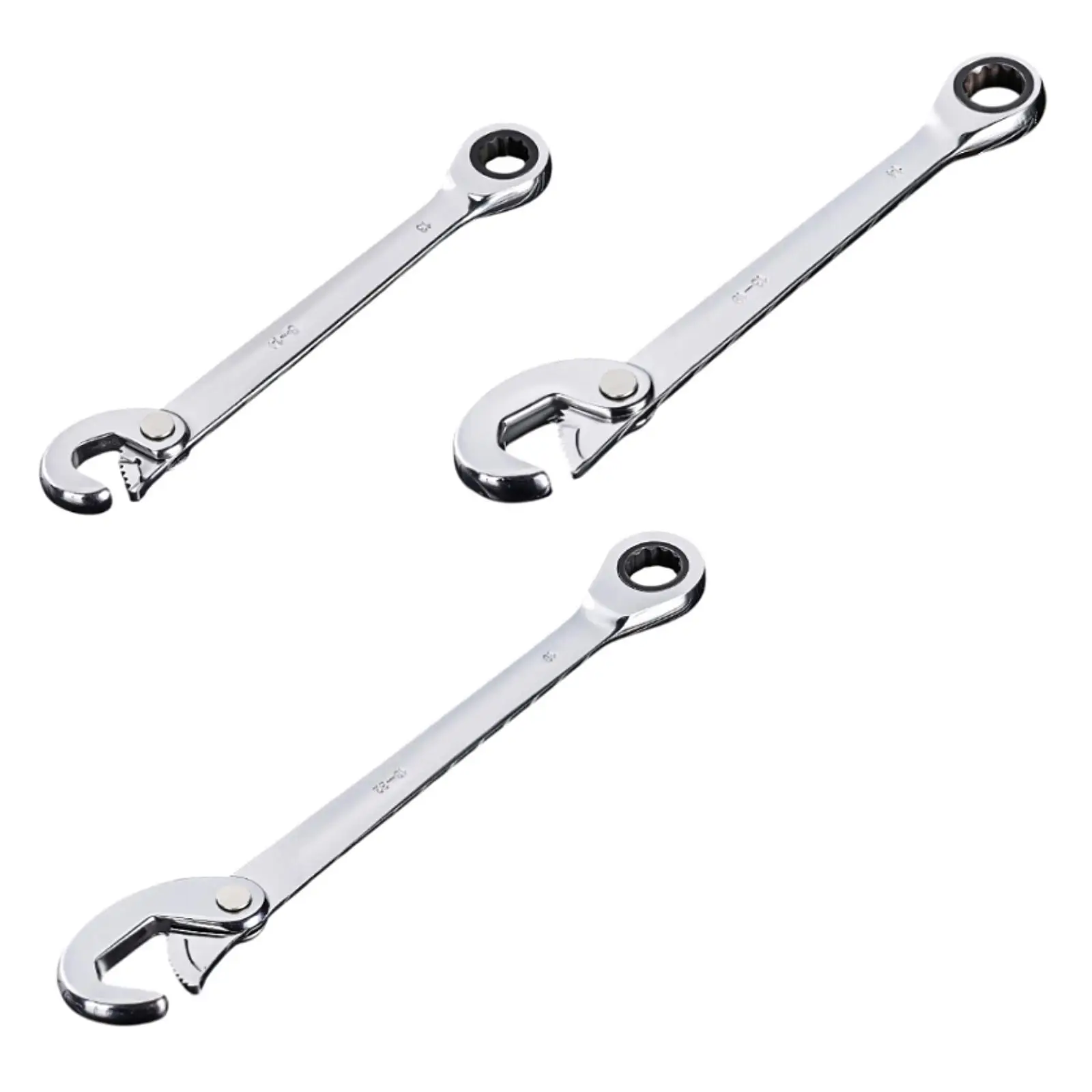 

Ratchet Wrench Wrench Car Repair Adjustable Ratcheting Wrench Adjusting Jaws 35mm for Auto Electrical Home Appliance