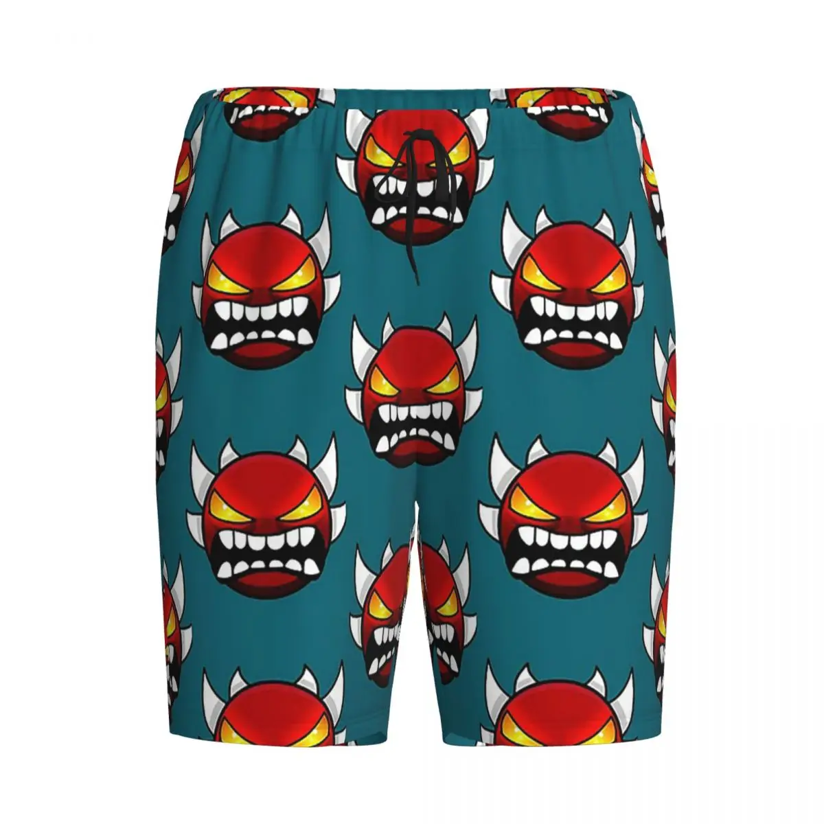 

Custom Video Game Geometry Dash Shorts Sleeping Pants Men Pajama Pants Lounge Sleep Sleepwear Bottoms