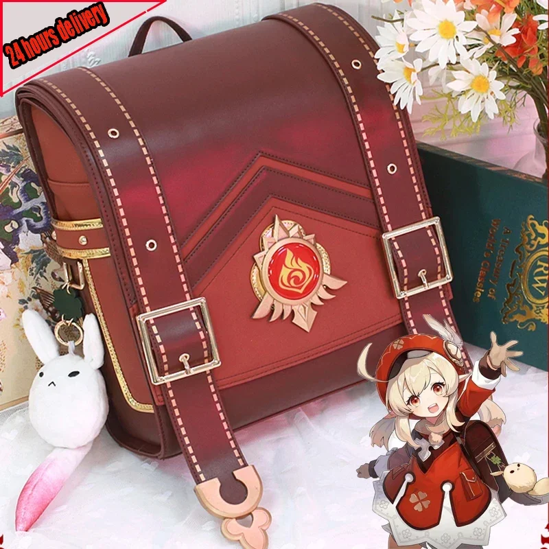 

Anime Game Genshin Impact Klee Spark Knight Cute Shoulder Bag Lolita Bag Cosplay Prop Halloween High Capacity Backpack