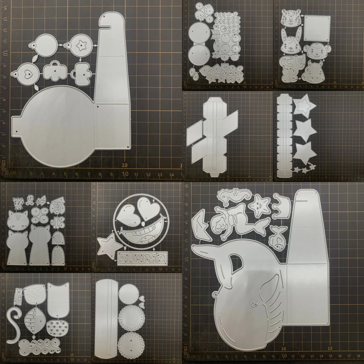 

10 kinds Box Cat Owl Metal Cutting Dies Stencils For DIY Scrapbooking Decorative Embossing Handcraft Die CutsTemplate