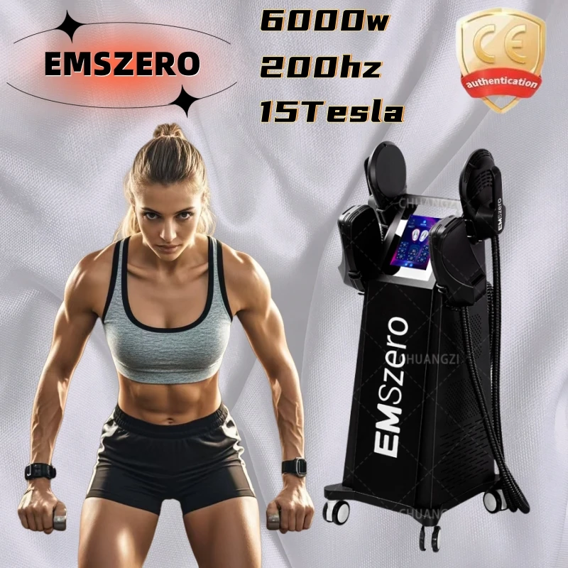 

Emszero Vertical RF Eletric Muscle Stimulation Lose Weight Fitness Body Shaping Buttocks Lift Massage Equipment 15 Tesla 6500W