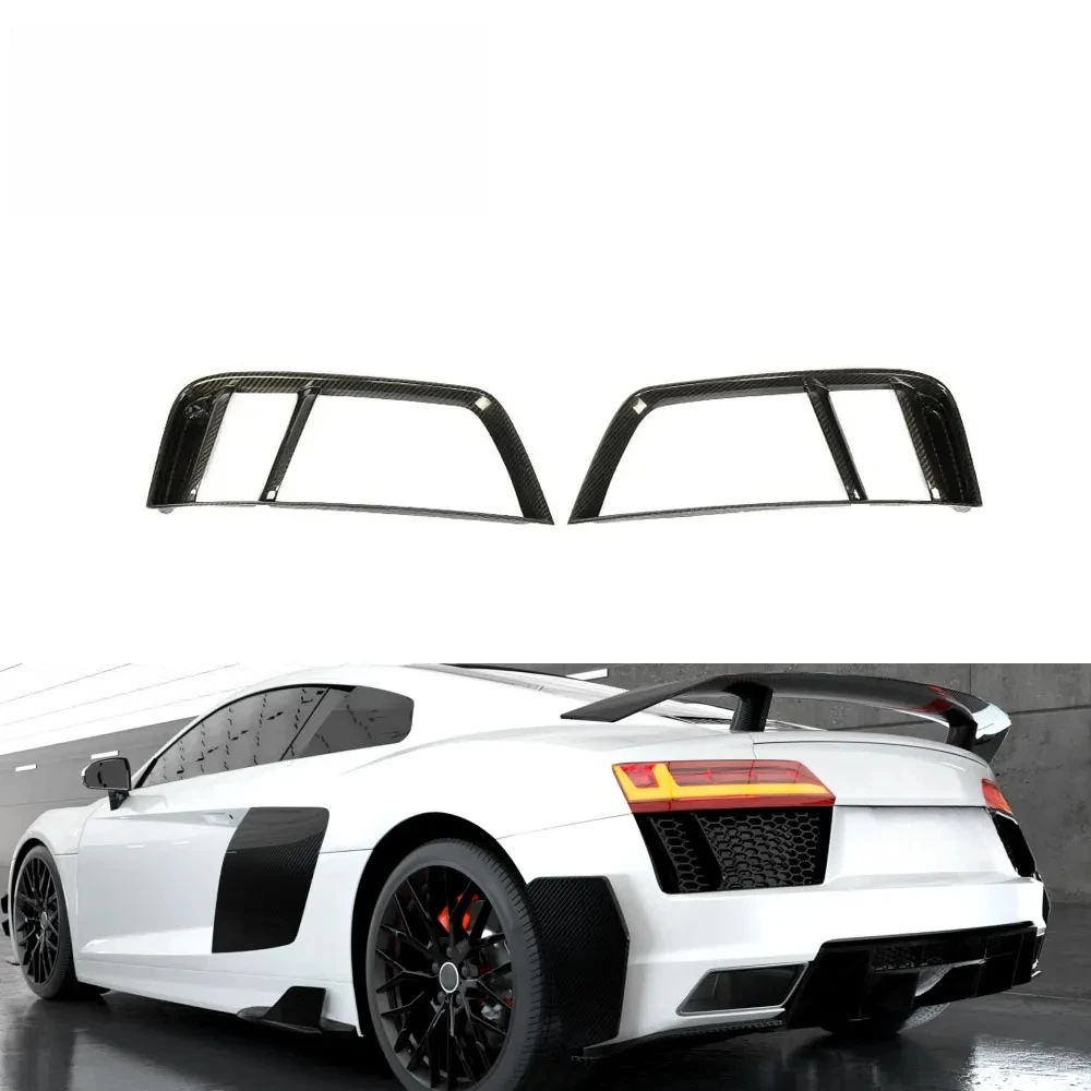 

Carbon Fiber R8 Rear Bumper Lower Honeycomb Grill for Audi R8 V10 Plus Coupe 2-Door 16-19