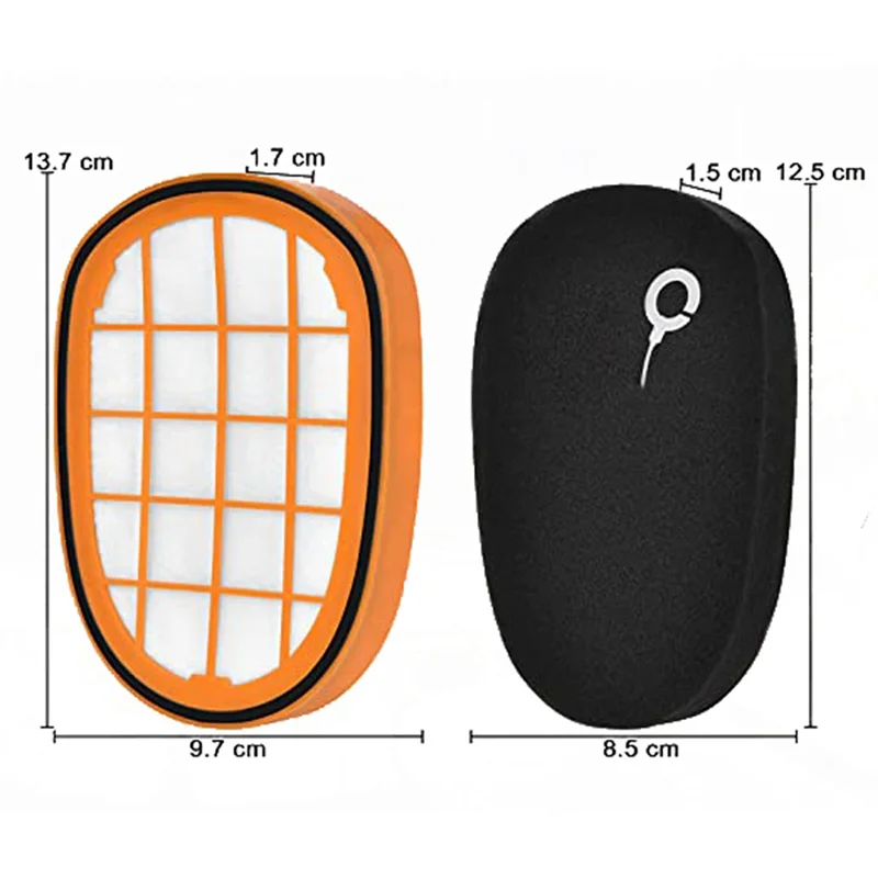 Almohadillas de microfibra para Philips, filtro CP0667, XV1700, SpeedPro Max, Aqua, FC6904, XC8349, XC8347, XC8147, XC8149, FC5005/01