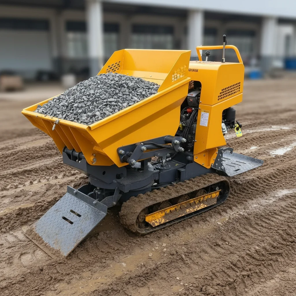

1200kg Crawler Dumper Mini EURO 5 EPA High Quality Construction Dumper Hot Sale