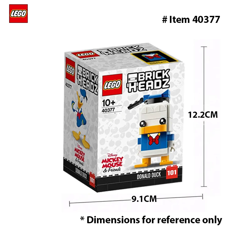 LEGO® 40377 Fans of LEGO BrickHeadz™ and classic  characters will love this model of Donald Duck 90 PCS