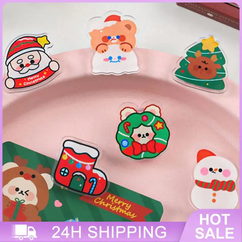 นักเรียนจองแฟ้มคลิปโปร่งใสวัสดุคลิปตกแต่งหนังสือข้อมูล Anti-Curl คลิป Office Binding Supplies อะคริลิค