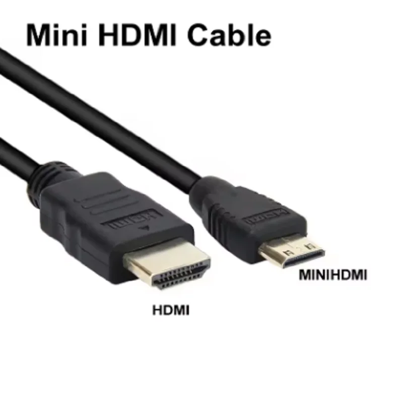 ﻿ Mini HDMI-compatible to HDMI Cable MiniHDMI Cable For Monitor Tablet Camera DV graphics card HDTV Display Projection Cable