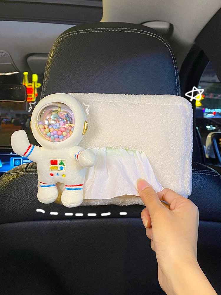 

cute funny car tissue holder portable kawaii modern Napkin holder aesthetic tissue case fashionable decorative storage boxes