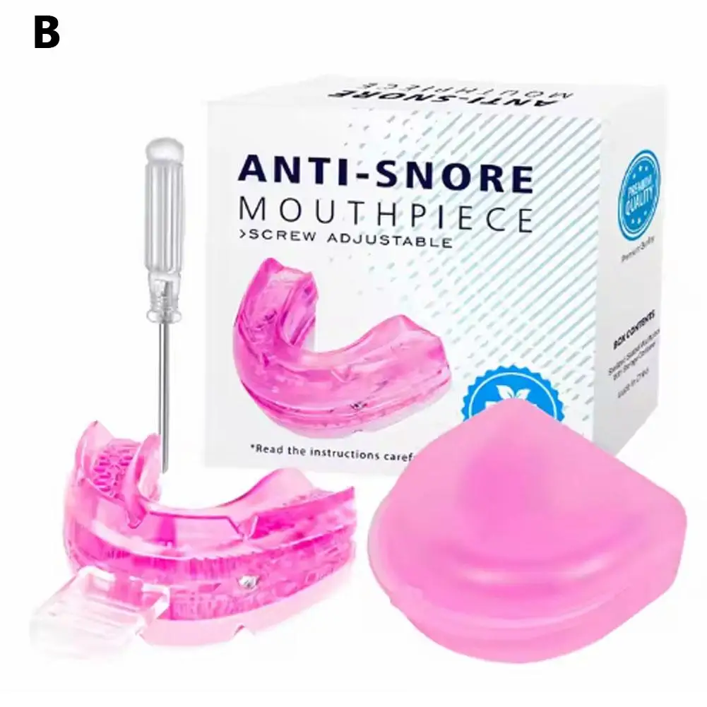 Adjustable Anti Snoring Mouth Guard Anti-Snoring Mouthpiece Sleeping Improve Mouthpiece Devices Sleep Snoring Bruxism Stopp O2O8