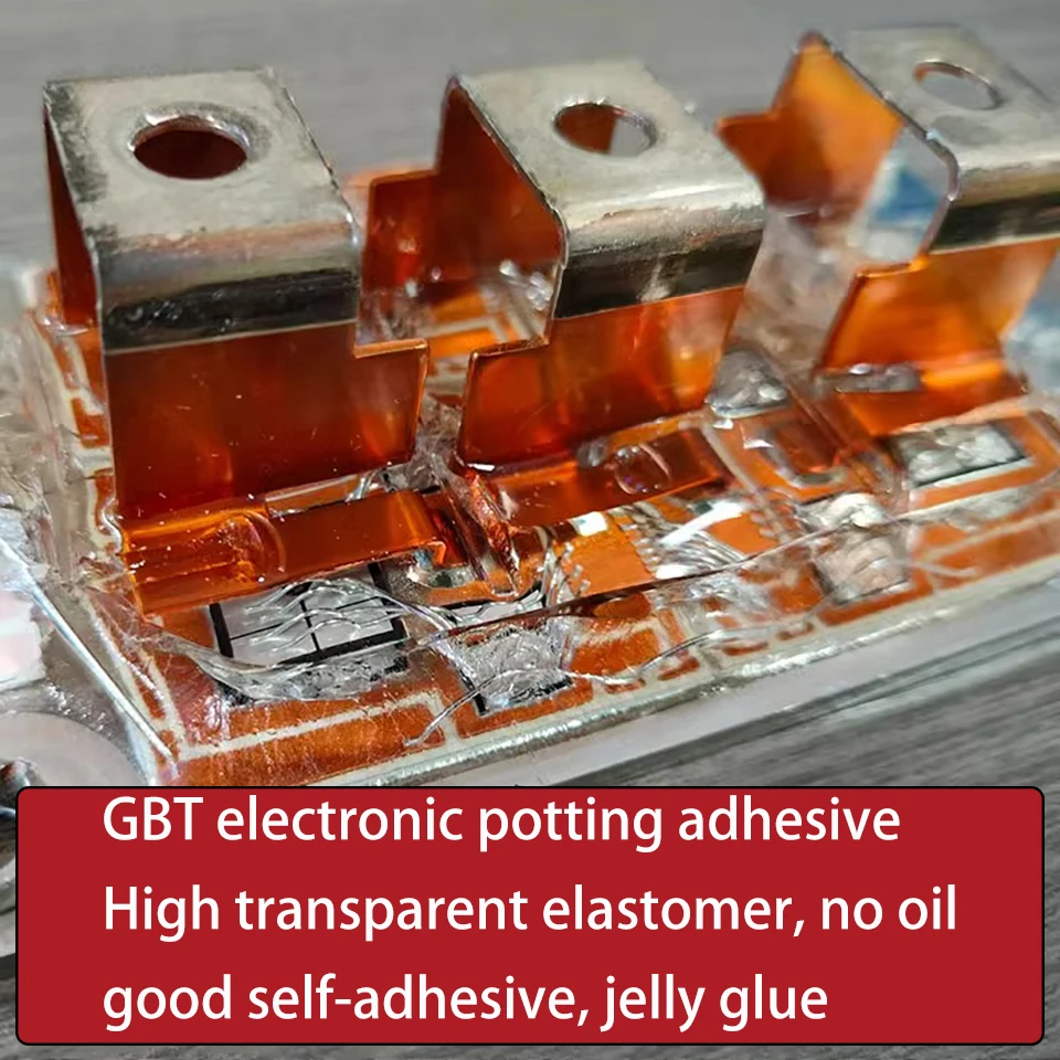 500g Electronic silicon gel circuit board water meter sensor IGBT Potting waterproof display anti-seismic transparent jelly glue