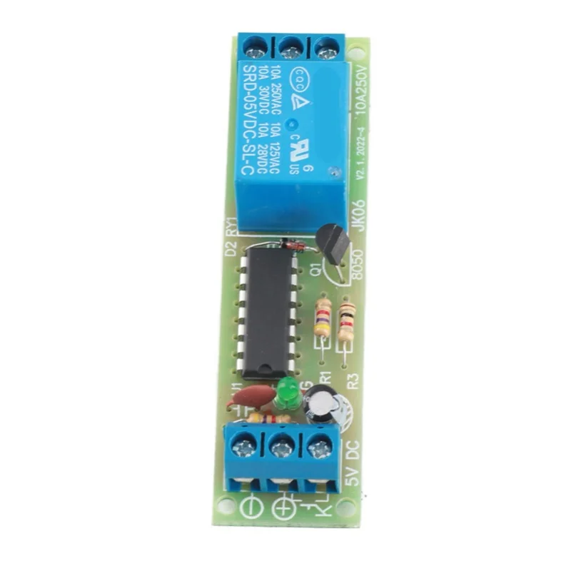 3Pcs Relay Module CD4013 Chip 1 Channel NO NC Single Pole Double Throw With Optocoupler Isolation 5VDC