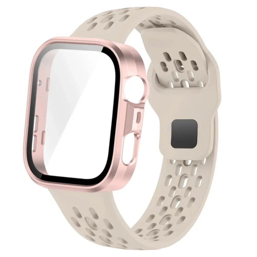 PC ケース + シリコンストラップ Huawei Watch Fit 4 Pro 通気性リストバンド Huawei Watch Fit 3/4 アクセサリーブレスレット用交換可能