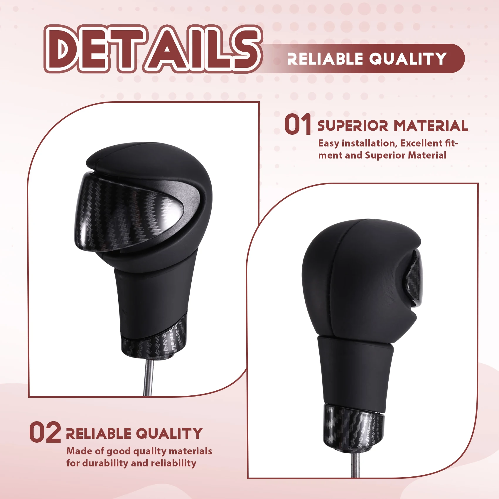 25167584237 Automatic Gear Shift Lever Knob For BMW MINI Cooper R56 R57 R58 R59 R60 R61 Interior Shift Lever