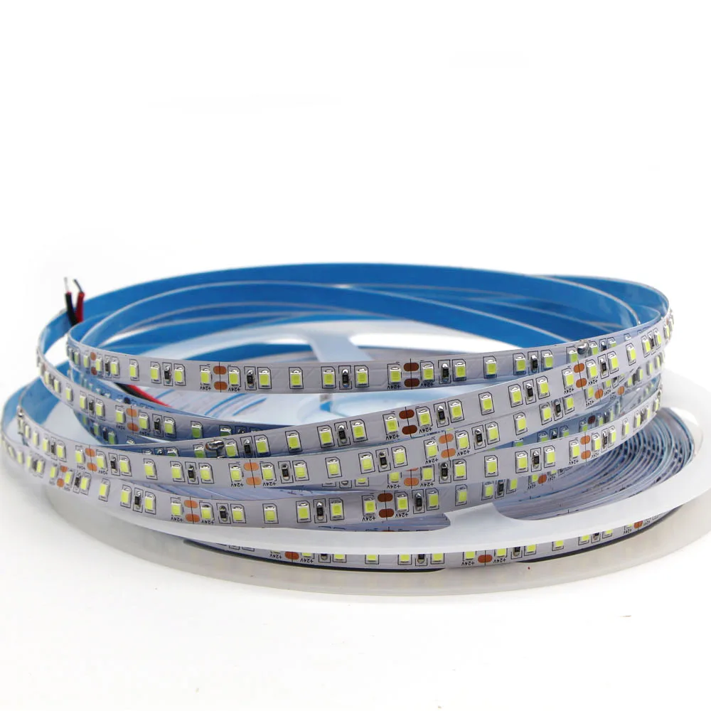 5m 10m 15m 20m DC 24V 2835 SMD LED Strip Tape Light Ribbon 120leds/m Natural White/Warm White/Cold White Home Decor