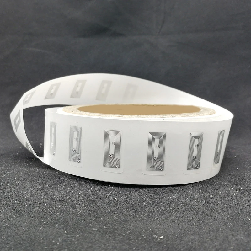NFC Tag Rfid Sticker for All Phone, Square Chip, 13.56MHz Programable Blank Label, Universal Protocol ISO14443A 213 Cards, 5Pcs