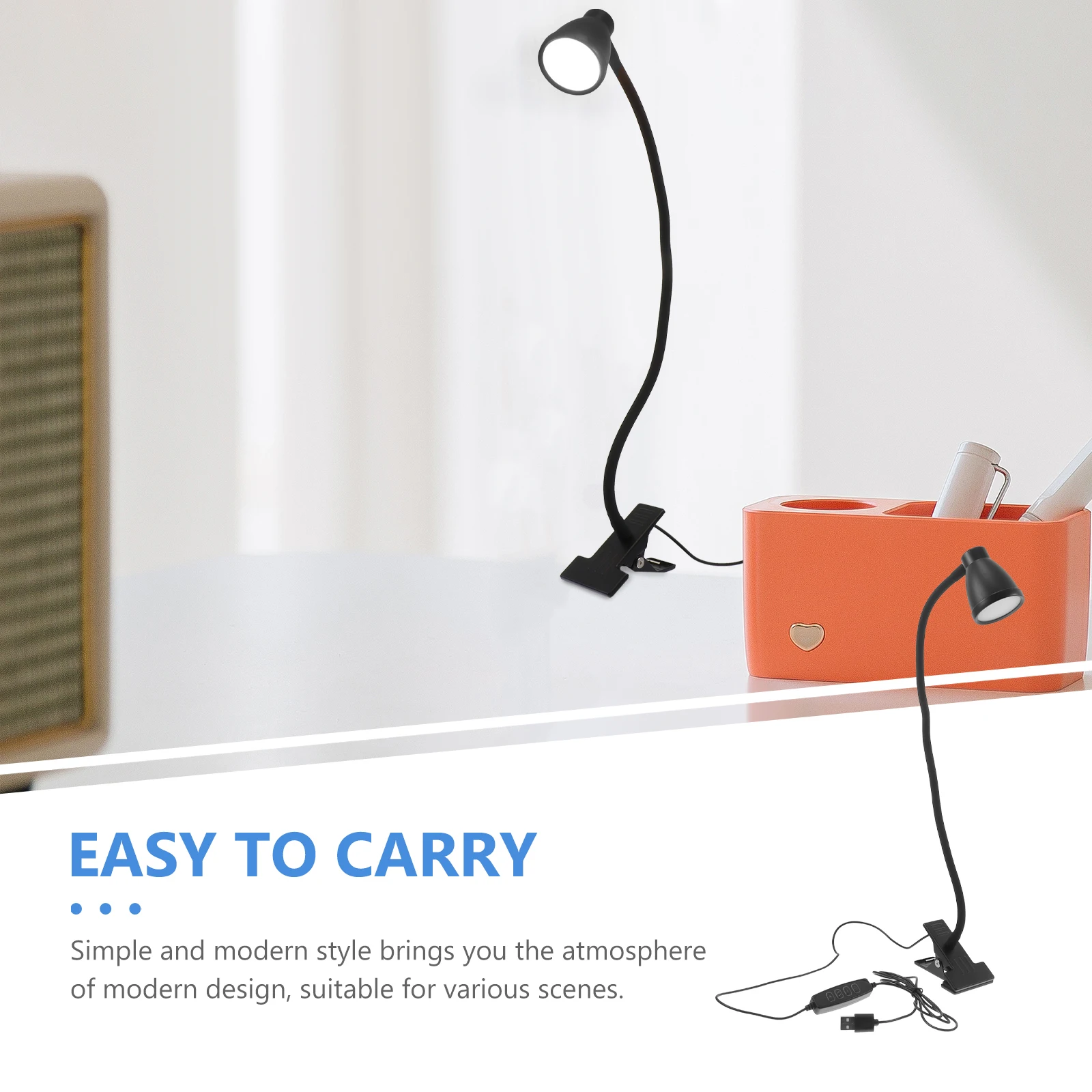 Usb Cozy Night Simple Creative Decorative For Bedroom Dorm Led Small Night Lamp Convenient Clip Light Sturdy Usb Powered Reading