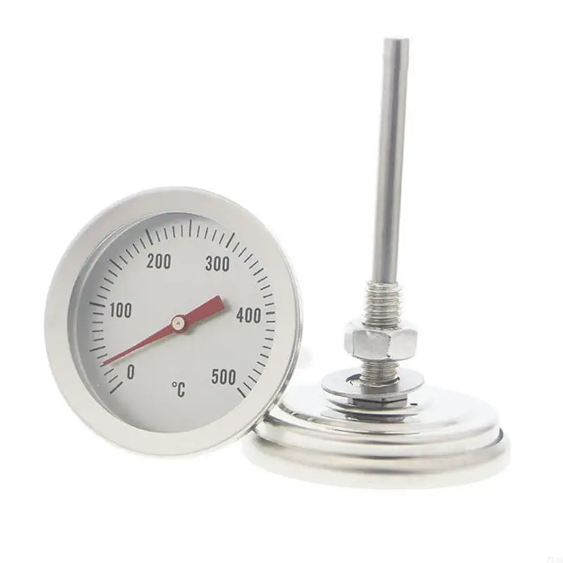 77JA Universal BBQ Thermometer Smoker Temperature Gauge for Charcoal Grill Pit